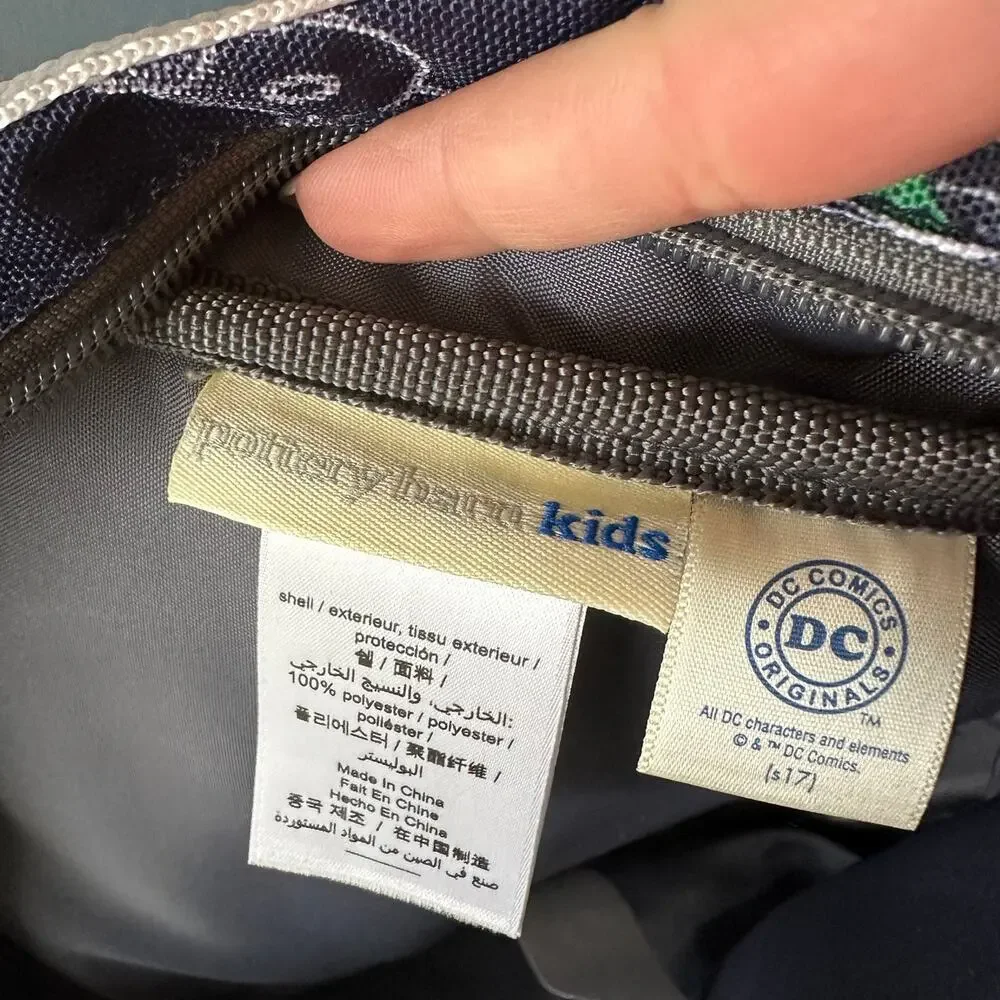 Pottery‎ barn kids DC comics backpack